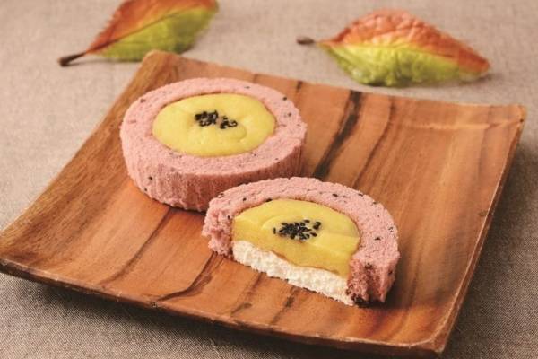 ローソン×「おいもやさん興伸」新作芋スイーツ、“大学いも風”ロールケーキ&芋餡入りモチモチどら焼き