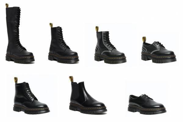 ドクターマーチン新作“厚底”3ホールシューズ＆光沢レザーのチェルシーブーツなど、軽量ソールで