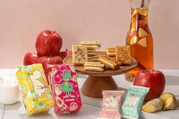 「ムーミン×シュガーバターの木」新作、シナモンジンジャーが香るアップルショコラサンド