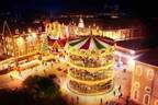 長崎・ハウステンボス「光の街のクリスマス」イルミネーション輝く”巨大メリーゴーランド”が出現