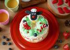 「ひつじのショーン」“赤いグッズ”のお菓子を飾り付けた22年クリスマスケーキ、吉祥寺で限定発売