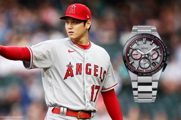 セイコー アストロン「大谷翔平」ユニフォームカラーの腕時計、サイン＆シリアルナンバー入り