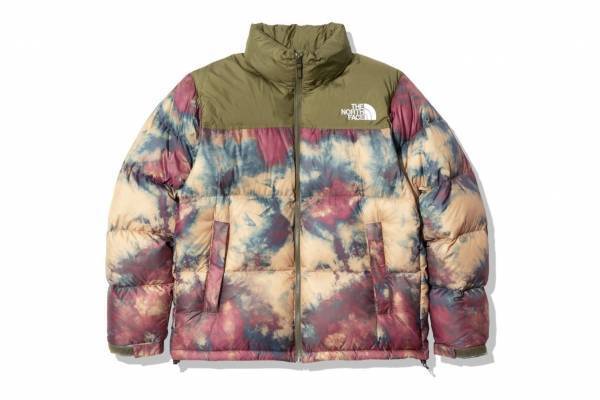 ザ・ノース・フェイス「ヌプシジャケット」タイダイ柄など新作ダウン、ミニサイズキーホルダーも