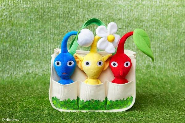 任天堂「ピクミン」初の公式ブランドブック、ぬいぐるみポーチ＆トートバッグも