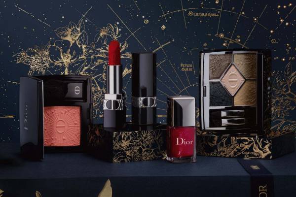 ディオール22年クリスマスコスメ、星座モチーフのアイパレ＆煌めくゴールドのリップ マキシマイザー