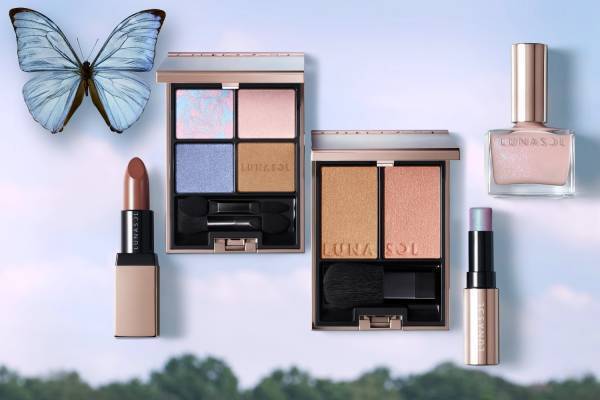 ルナソル23年春コスメ、“幻想的な蝶”着想の光揺らめくアイシャドウ＆パールスティックなど