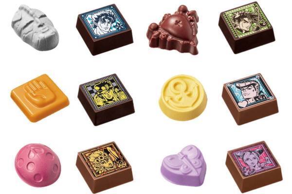 ゴディバ×「ジョジョの奇妙な冒険」の限定チョコ、1〜6部の主人公＆石仮面やてんとう虫をモチーフに
