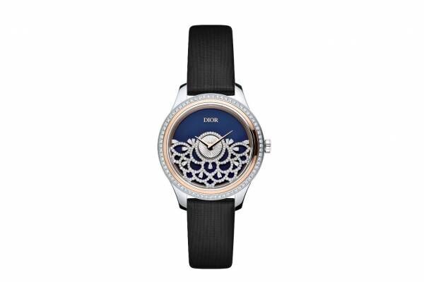 ディオール「ジュノン ドレス」着想の新作腕時計、優雅に揺れ動くレースモチーフ＆輝くダイヤモンド