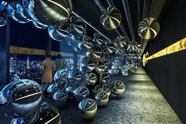 渋谷スカイで都会の冬景色を堪能するイベント、“眺望を乱反射”するミラーバルーン＆光の演出など