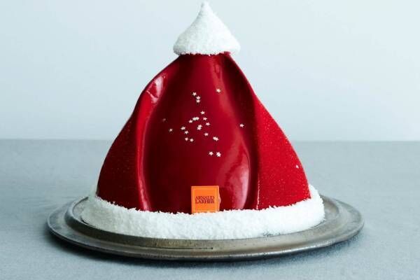 ギンザ シックスの2022年クリスマスケーキ、“サンタクロースの帽子”イメージのケーキなど