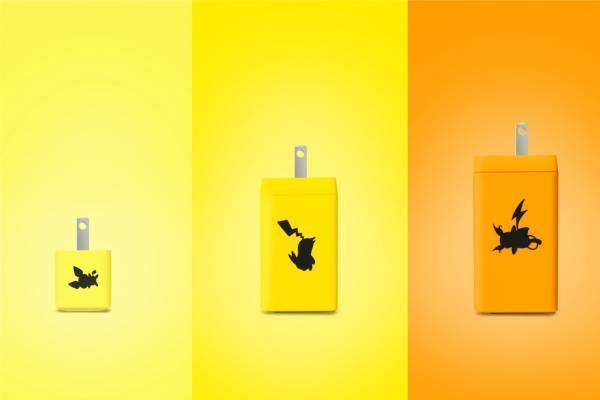 アンカー“でんきポケモン”モチーフのUSB急速充電器、ピチュー・ピカチュウ・ライチュウの3種