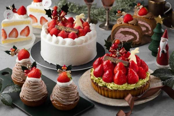 いちごスイーツ専門店「いちびこ」のクリスマスケーキ22、王道ショートやピスタチオ×苺のタルト