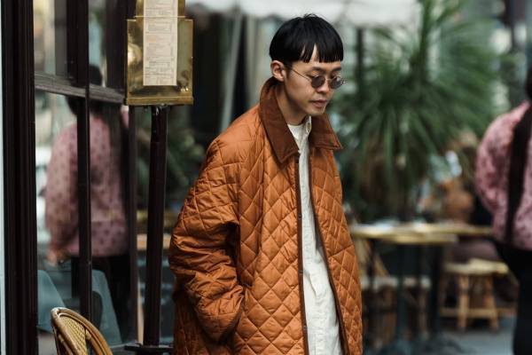 ラベンハムのキルティング仕様バルカラーコート、レショップ別注のリラクシングなシルエット