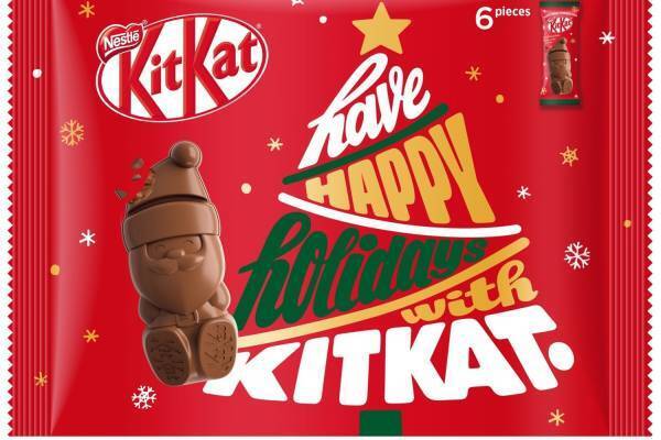 “サンタ型”キットカット「ホリデイサンタ」クリスマス限定で、キットカットのアドベントカレンダーも