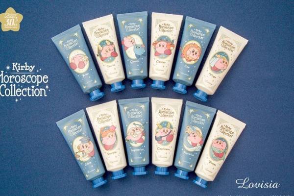 “12星座に扮した”「星のカービィ」ハンドクリーム、ローズやキンモクセイなど全12種類の香りで