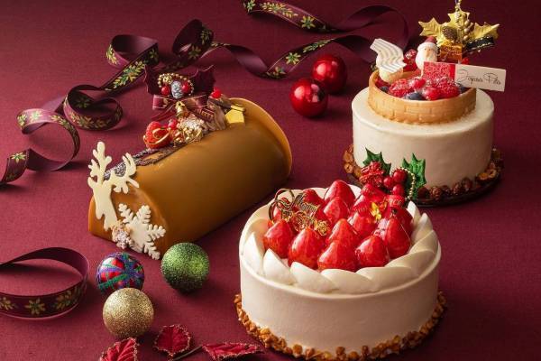 横浜ベイホテル東急の2022年クリスマスケーキ、“煙突×サンタクロース”のケーキなど