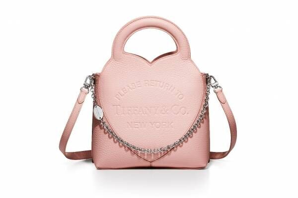 ティファニー“ハート タグ”の「リターン トゥ ティファニー」新作バッグ＆財布、淡いピンク色で