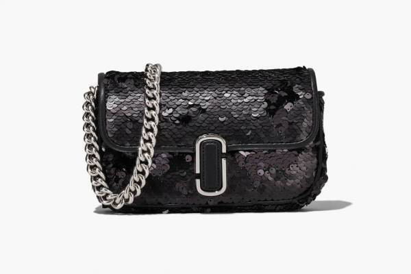 マーク ジェイコブス新作”スパンコール煌めく”ショルダーバッグ&ロゴ入りクロコバッグ