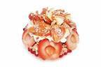 カフェコムサ“りんご”のボリューム満点ケーキ＆“ローズ型りんご”が咲く紅茶クリームのショートケーキ