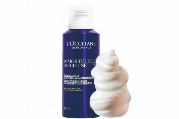 ロクシタン22年冬スキンケア - 「イモーテル プレシューズ」濃密泡洗顔が進化、毛穴レスな肌へ