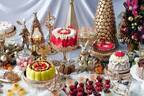 ヒルトン広島「不思議の国のアリス」着想のクリスマススイーツビュッフェ、王冠ショートケーキなど