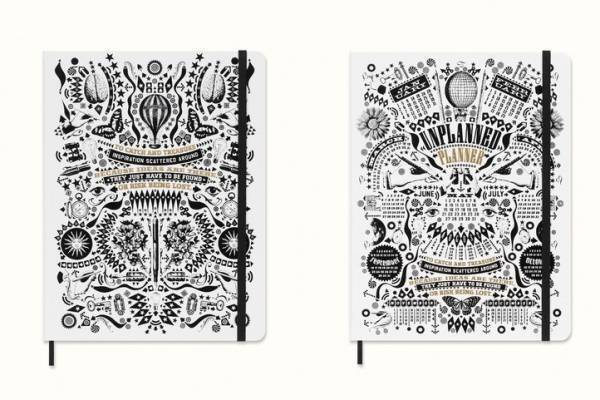 モレスキン22年クリスマス - "18世紀”着想のノート＆ダイアリー、カスタムできる"星座”ピンも