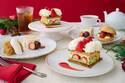アフタヌーンティー・ティールーム”紅茶飲み放題”「クリスマスの贅沢ティーコース」限定苺パイも