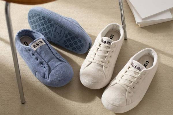 コンバース「オールスター」がルームシューズに、“パイル素材×やわらかインソール”で抜群の履き心地