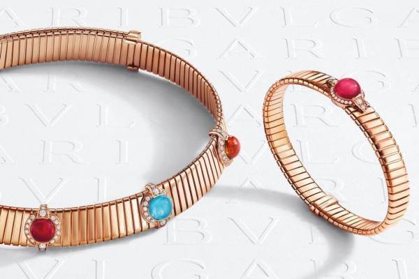 ブルガリ新作ジュエリー、アメシストやルベライトなど“カラフル”に光輝くネックレス＆ブレスレット