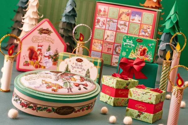 カファレルの2022年クリスマスチョコ、“オーナメント”型アソート缶やアドベントカレンダー