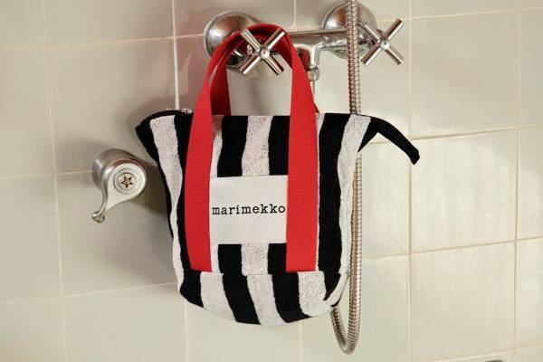 マリメッコ「マリメイド」新作ホーム雑貨、タオル地のバッグ&ウニッコ柄キャンドルなど