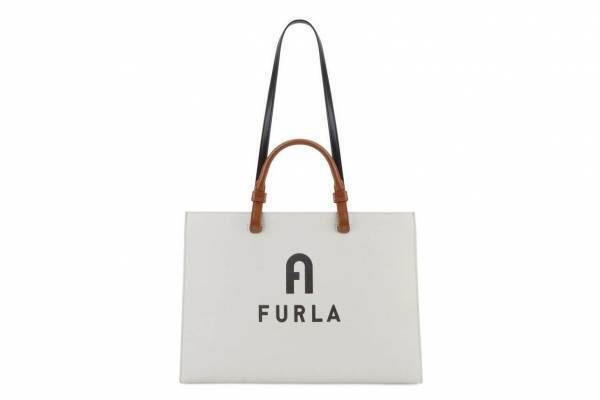 フルラ新作バッグ、アーチロゴのスタイリッシュトート“雪に覆われた岩肌”着想のホワイトカラーで