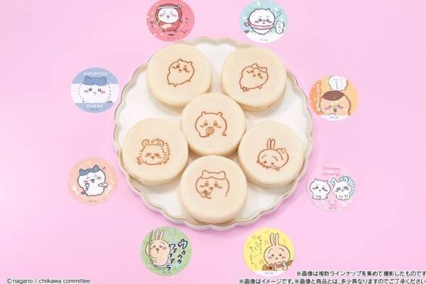 「ちいかわ」まんまる焼きが全国ファミマで、"モモンガ”含む6種の焼き印入り＆カスタード風味で