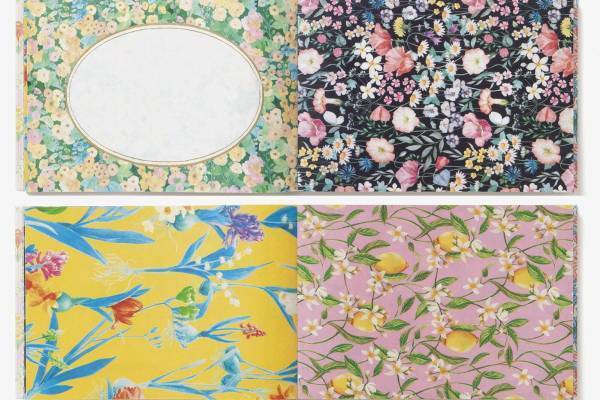 書籍『100枚レターブック』にリバティ社の最新コレクション柄を収録した新作