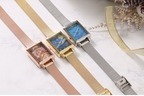 “名画鑑賞”できる腕時計「絵画ウォッチ」がメッシュベルトで、ゴッホやモネ作品に合わせたカラー