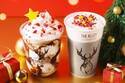 台湾ティー専門店「ジ アレイ」クリスマス限定ドリンク、“星型チョコ付き”紅茶×ショコラスムージー