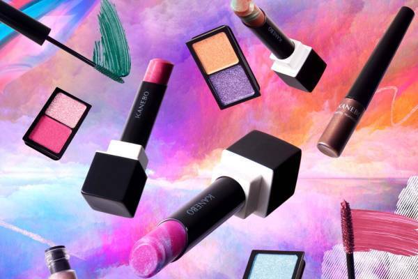 カネボウ23年春コスメ、“マーブルカラー”の濃密リップ&“雲間から射す光”着想の2色アイカラー