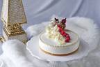ヒルトン広島のクリスマスケーキ2022、雪のような純白クリーム×ルビーチョコレートの限定ホールケーキ