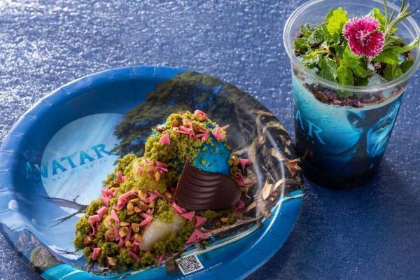 東京ディズニーシー『アバター：ウェイ・オブ・ウォーター』メニュー、神秘の星「パンドラ」デザートなど