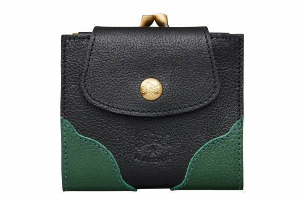 イル ビゾンテ22年クリスマス、”レッド&グリーン”がアクセントのがま口財布やキーケース