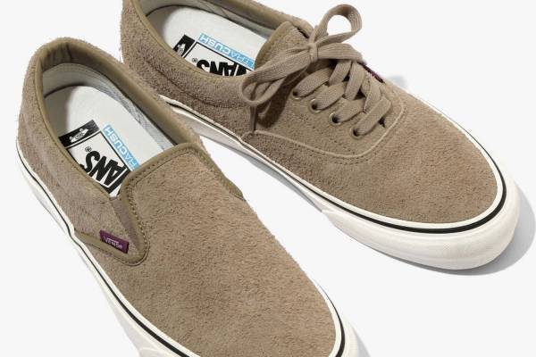 ニードルズ×VANSの“アシンメトリー”スニーカー、「エラ」「スリッポン」を左右それぞれに