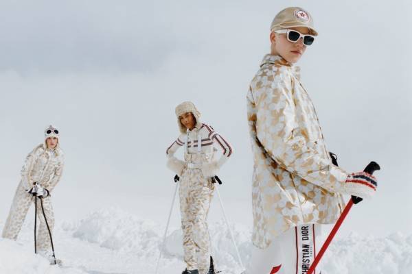「ディオール アルプス」新作スキーウェア、“ラッキースター”モチーフのダウンジャケットなど