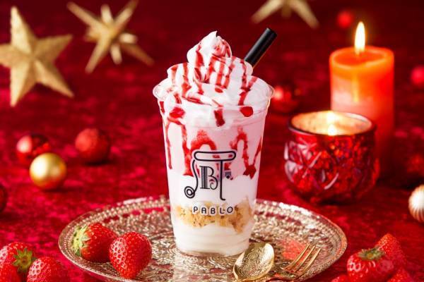 パブロ“いちごのチーズタルト”風スムージー、心斎橋＆新橋で限定発売