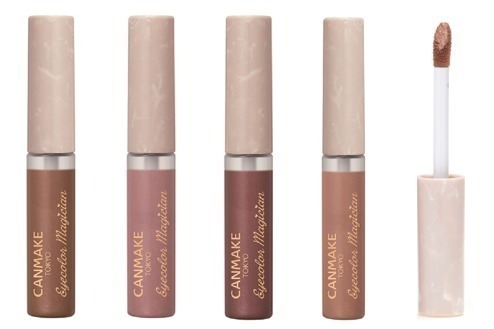 キャンメイク22年冬コスメ、“ぎっしりラメ”輝くリキッドアイシャドウ&“生レア”質感ハイライター