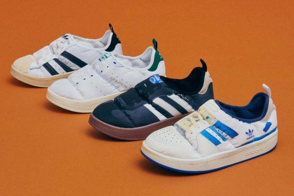 アディダス オリジナルス冬仕様スリッポンスニーカー「パフィレッタ」、スタンスミスのアッパーを転写