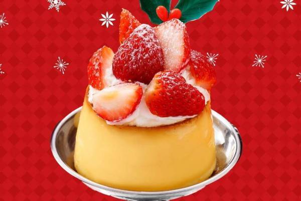 プリン専門店「プリンに恋して」甘酸っぱい国産いちご×ホイップクリームの限定レトロプリン