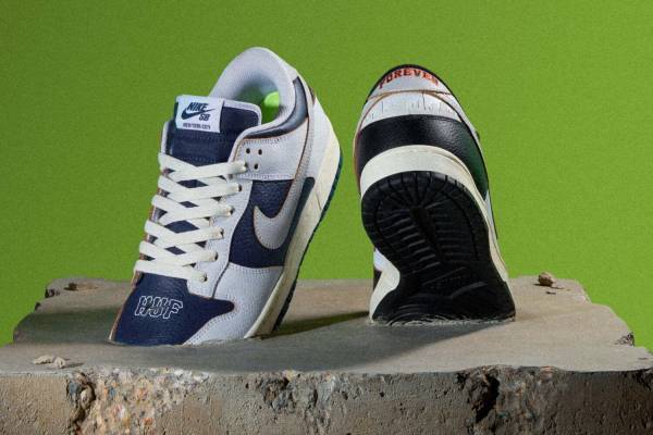 ハフ×ナイキ SB“中身が見えない”コラボシューズ、両ブランドロゴ入りアッパー