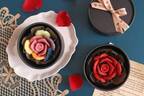 花屋が作る“薔薇チョコ”クリスマス限定、虹色＆深紅のバラ - フラワーショップ「カレンド」で