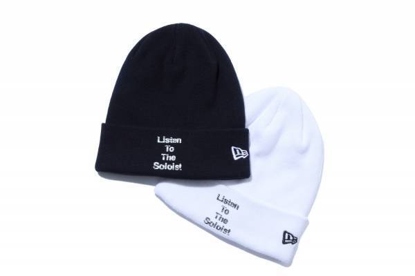 タカヒロミヤシタザソロイスト．×ニューエラ初のニット帽、フロントにグラフィックプリント入り