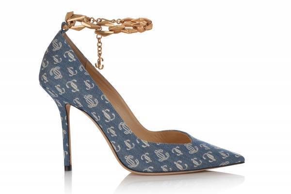ジミー チュウ23年春シューズ - 漫画＆アニメ着想、“チェーン＆クリスタル”を飾ったパンプスなど